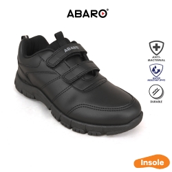 Black School Shoes Mesh 2352 Primary | Secondary Unisex ABARO